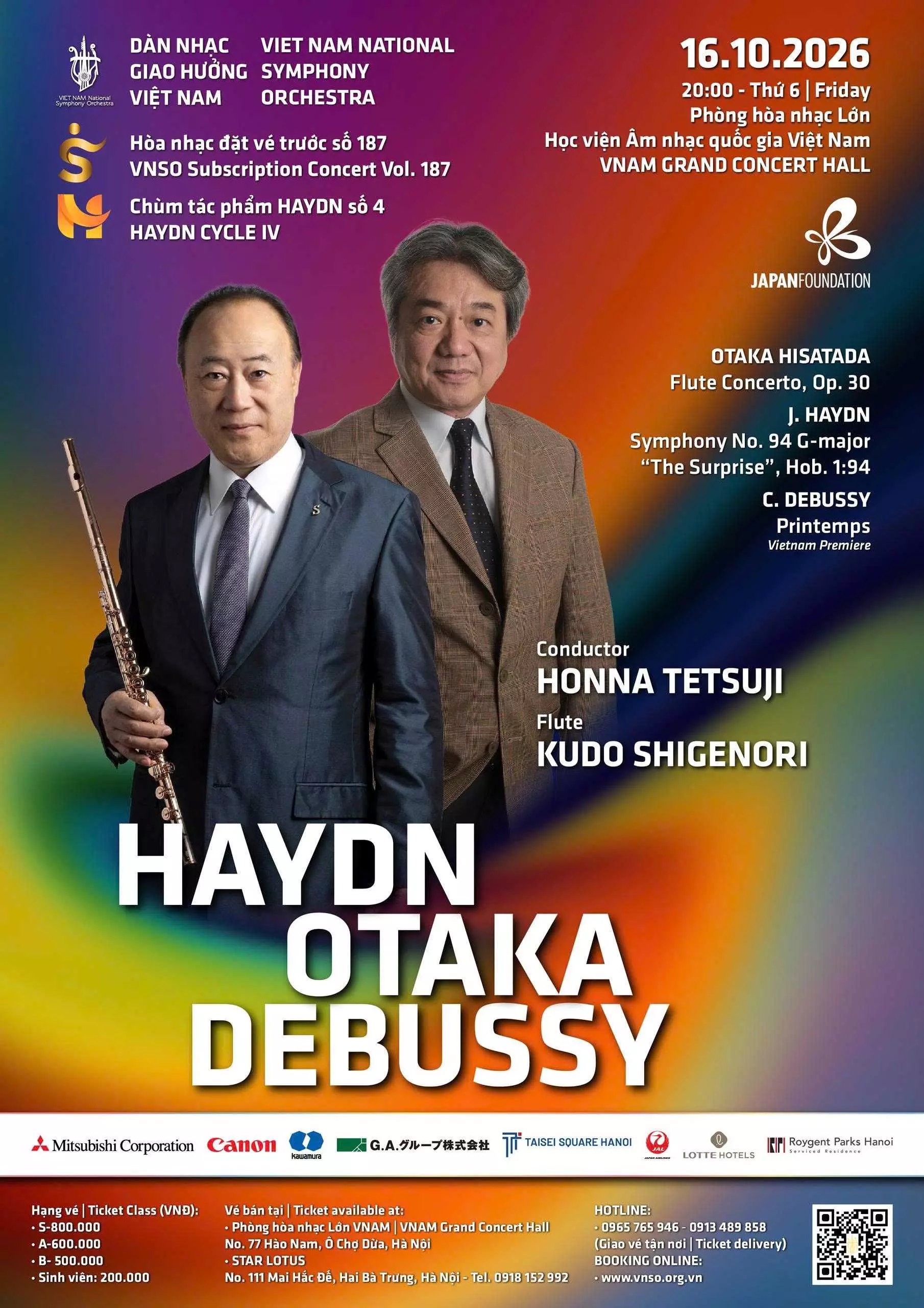Vietnam National Symphony Orchestra Subscription Concert Vol.187